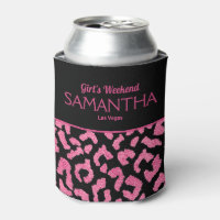 Chic Girls Weekend Pink Leopard Print