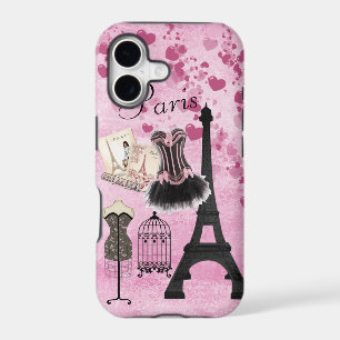 Chic Girly Pink Paris Fashion