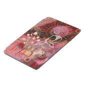 Chic Girly Red with flowers iPad Mini Cover (Side)