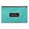 Chic Girly Turquoise and Black Polka Dots