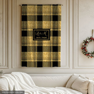 Chic Glamorous Birthday Gift Black Gold Blanket