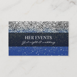 Chic Glitter Design Cards for Event Manager
