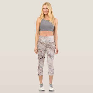 Chic Glitter Glam 1 #art #glitter Capri Leggings