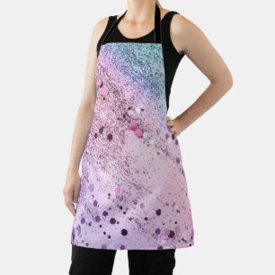 Chic Glitter Glam 4 (Unicorn Colours) #art #glitte Apron
