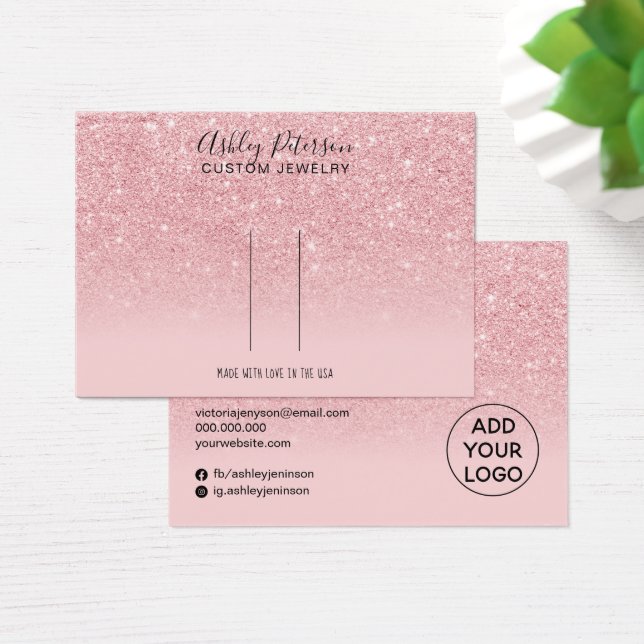 Chic glitter pink barrette hair clip display (Desk)