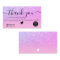 Chic glitter pink ombre purple order thank you