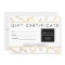 Chic Gold Bobby Pins Hair Stylist Gift Certificate