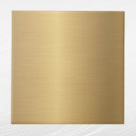 Chic Gold Ceramic Tile<br><div class="desc">Gold coloured tile</div>