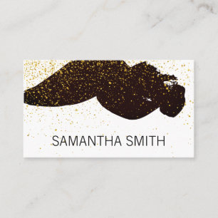Chic Gold Dust Brushed Business Card