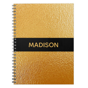 Chic Gold Foil Notebook