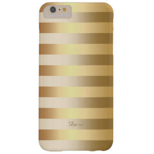 Chic Gold Foil Stripes iPhone 6 Plus Case