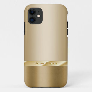 Chic Gold Foil with Custom Name iPhone 5 Case