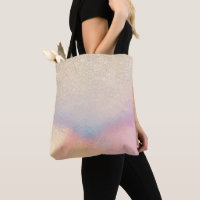 Chic Gold Glitter Iridescent Holographic Gradient