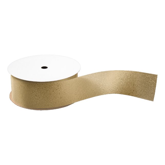 Chic Gold Grosgrain Ribbon (Spool)