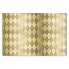 Chic Gold Harlequin Diamond Pattern