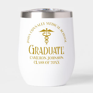 Chic Gold Medical School Graduate Keepsake