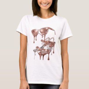 Chic Gold ROSE GOLD GLAMOUR Design T-Shirt