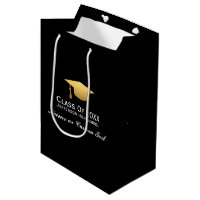 Chic Gold Trendy Graduation Party Class of 2017
