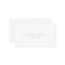 Chic Gold Typography Business Card