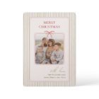 Chic Grandmillennial Coquette Christmas Photo