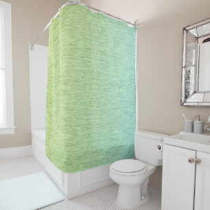 Chic Green Static Texture Shower Curtain