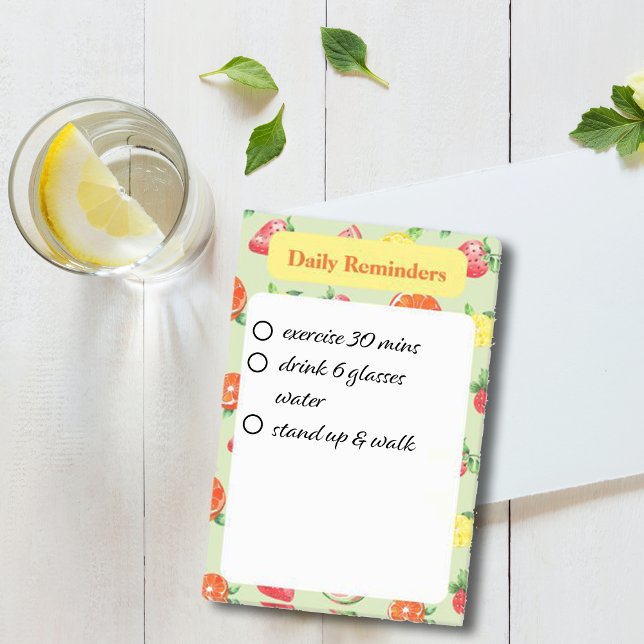 Chic Green To Do List Reminders Post-it Notes (Creator Uploaded)