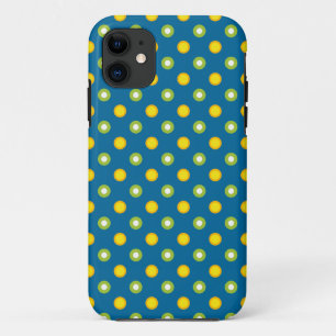 Chic Green, Yellow Polkas iPhone 5/5s Xtreme Case