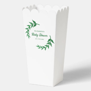 Chic Greenery Baby Shower Favour Box