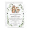 Chic Greenery Woodland Animals Baby Shower by Mail