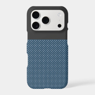 Chic Grey and Blue Dots iPhone 7 Case,Barely There