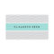Chic grey chevrons aqua blue professional profile