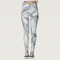 Chic Grey & White Marble Look Glamour