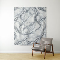 Chic Grey & White Marble Look Glamour