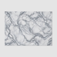 Chic Grey & White Marble Look Glamour