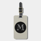 CHIC GROUPON LUGGAGE TAG_547 SAND/BLACK/MONOGRAM