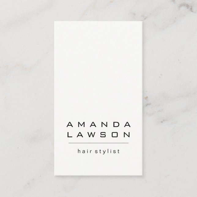 Chic Grunge White Grey (appointment) Appointment Card (Front)