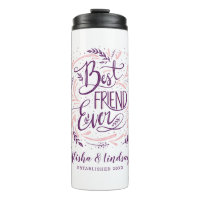 Chic Hand Lettered Best Friend Ever Personalised