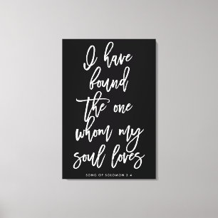 Chic Hand Lettered I have Found the One Sign