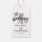 Chic Hand Lettered Wedding Gift Tag
