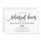 Chic Hand Lettered Wedding Rehearsal Dinner