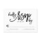 Chic Hand Lettered Wedding RSVP Card