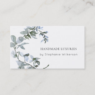 Chic Handmade Elegant Watercolor Business Card