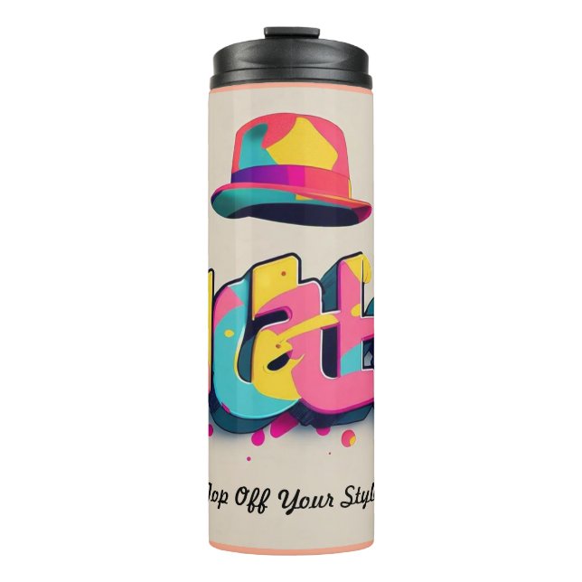 "Chic Headpiece" Thermal Tumbler (Front)