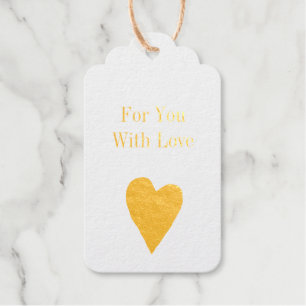 Chic Heart Gift Tags