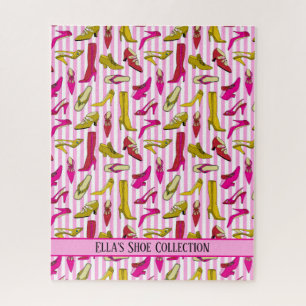 Chic High Heels and Stilettos Stylish Girly Jigsaw Puzzle