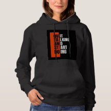 Chic hoodie, strong message