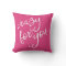 Chic Hot Pink and White Crazy for You Typography