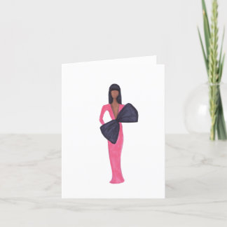 Chic in Pink Thank You Card