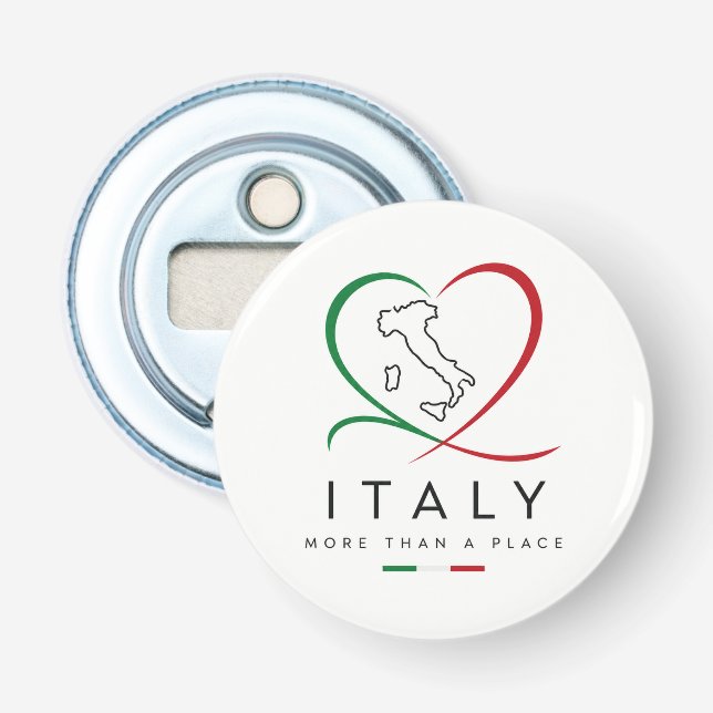 Chic Italy Button Bottle Opener (Front)