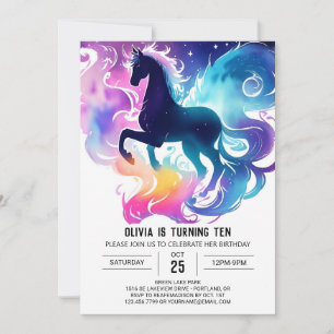 Chic Kids Horse Birthday Invitation
